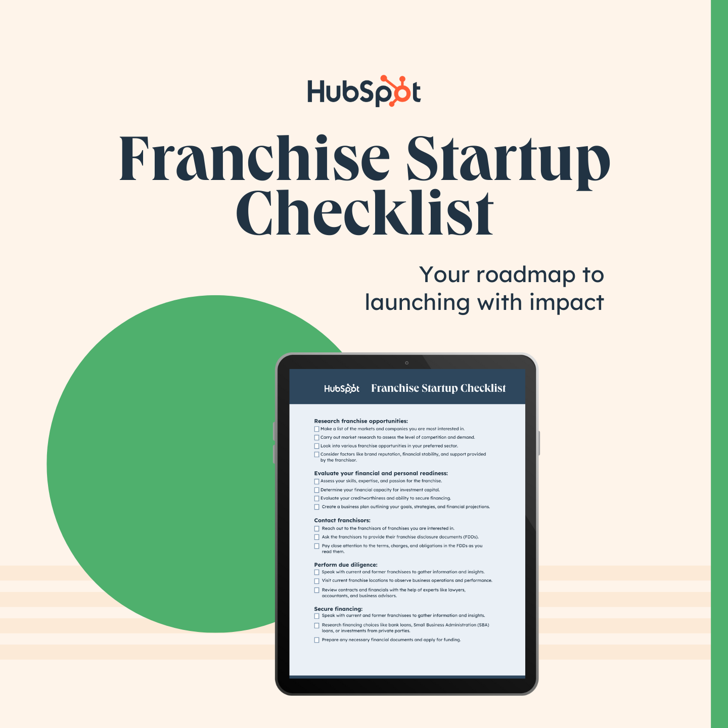 Franchise Startup Checklist
